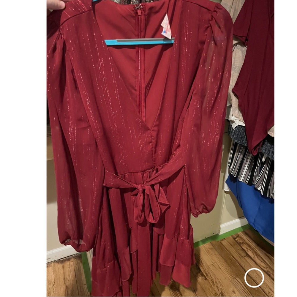 Wine dress